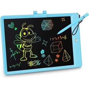 LCD Writing Tablet,10 Inch Colorful Toddler Doodle Board Drawing Tablet,Erasable